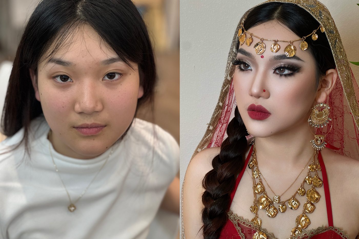 新娘造型练习