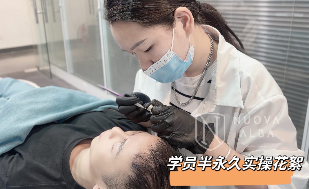 纹绣学员实操练习