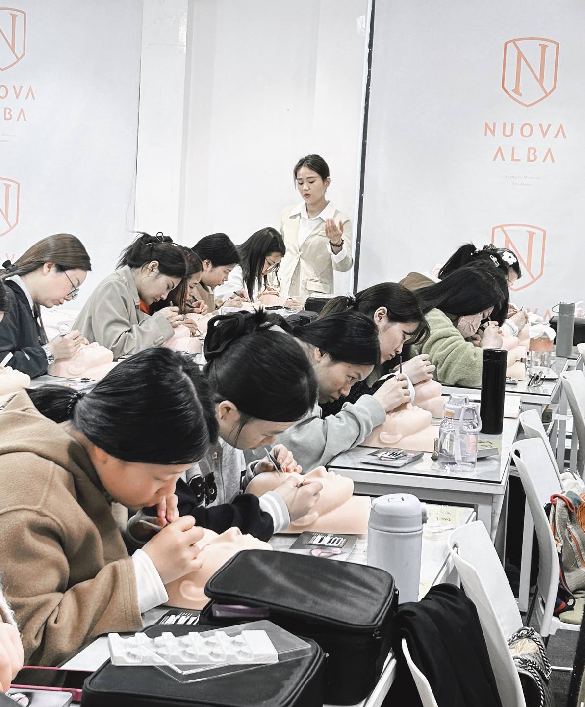 美睫课堂实拍 · 课堂花絮