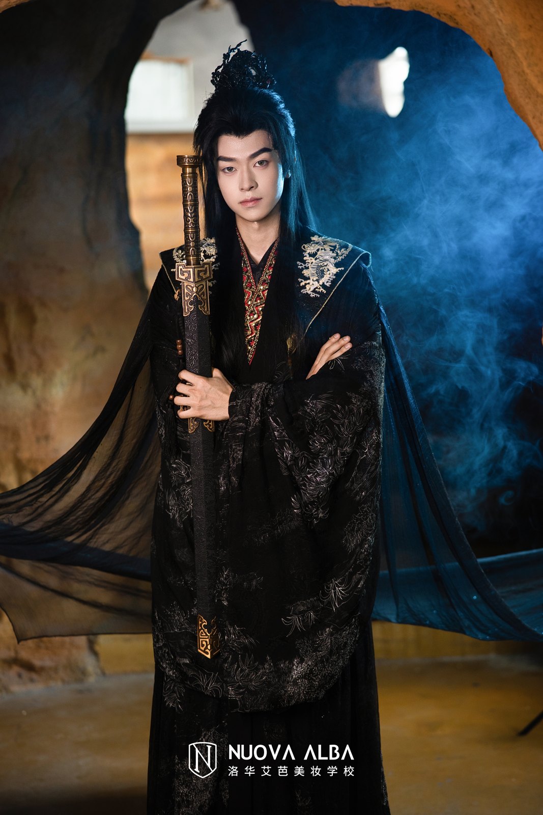 2026-课堂作品-古风影视班课堂-男士仙侠妆造