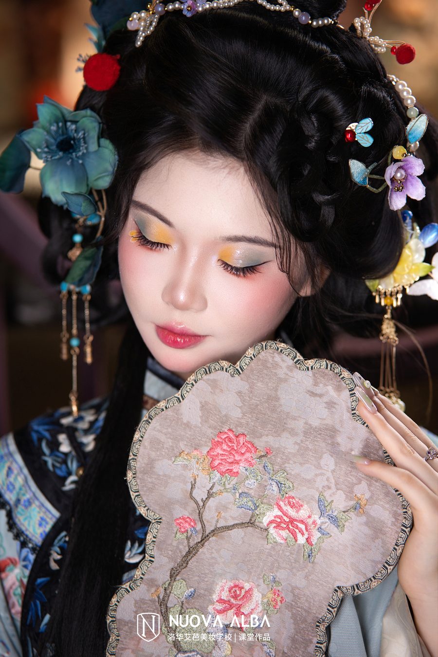 学员妆面细节作品 · 眼妆特写