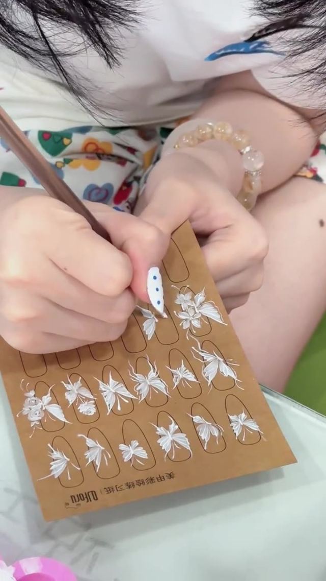 美甲课堂 · 现场记录