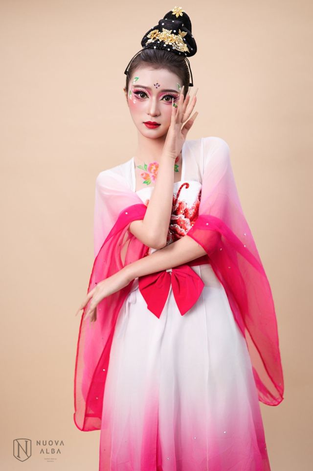 舞台-戏曲花仙创意彩绘古风造型-竖屏-B-469