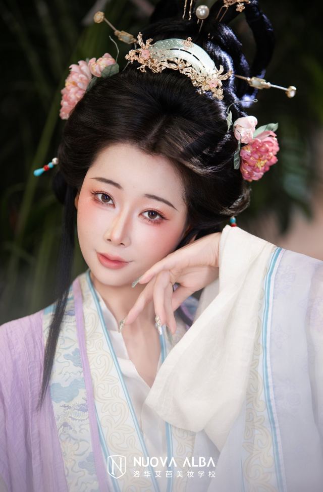 2026-课堂作品-古风影视班-清冷感魏晋古风写真妆造